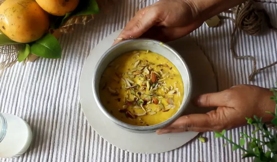 Mango Rava Cake Recipe